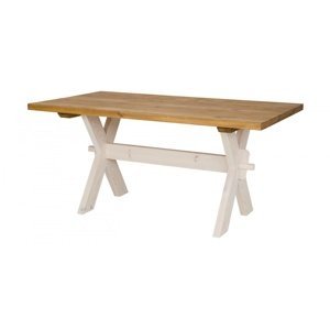 Dřevěný selský stůl 90x160cm mes 16 - dřevěný selský stůl 90x160 mes