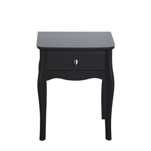 Noční stolek baroko - černá/hnědá