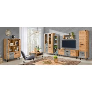 Obývací pokoj dorian i - beton/dub wotan