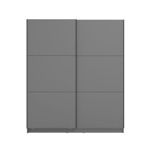 Šatní skříň s posuvnými dveřmi catalina 180 - šedá