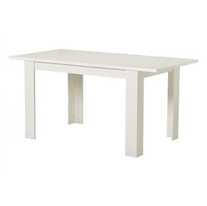 Jídelní stůl s rozkládáním albert 120x80cm - bílý