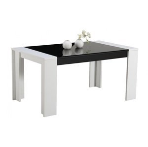 Jídelní stůl vivo - bílá/černá