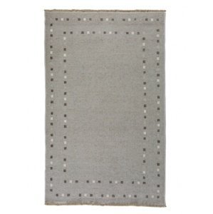 Oboustranný koberec tupf - šedá