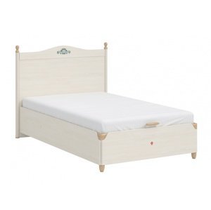 Studentská postel s úložným prostorem lilian 120x200cm - bříza