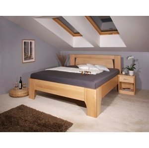 Masivní postel s úložným prostorem olympia 1 - 160/180 x 200cm -