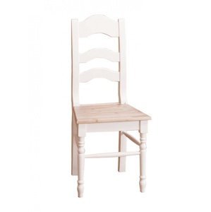 Židle kornel 203 - bílá/bílá patina