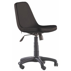 Otočná kancelářská židle na kolečkách comfy - černá