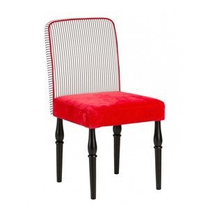Dětská židle hook - červená/bílá/černá