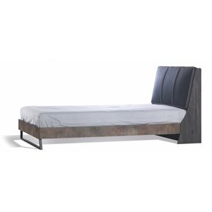 Studentská postel 100x200 falko - dub rebap/bronz