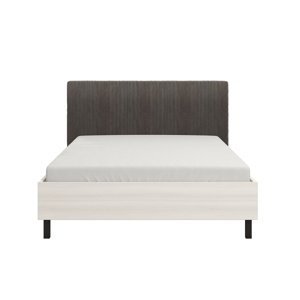Manželská postel 160x200 donna - jasan bílý/černá