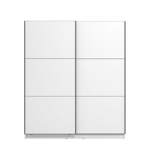 Šatní skříň s posuvnými dveřmi catalina 180-bílá - základní