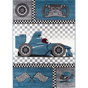 Dětský kusový koberec formule 460 blue - 120x170cm