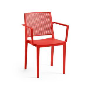 Křeslo GRID ARMCHAIR, červený