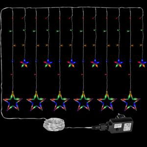 VOLTRONIC® 59574 Vánoční dekorace - svítící hvězdy - 150 LED barevná