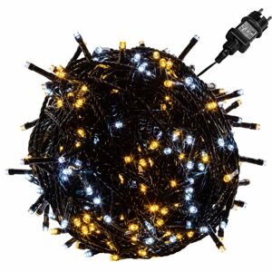 VOLTRONIC® 67598 Vánoční řetěz - 40 m, 400 LED, teple/studeně bílý