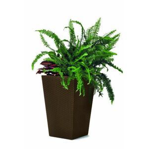 Keter 228977 Rattan Planter Květináč S 44 x 29 cm hnědá