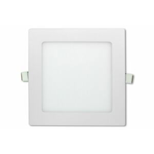 LED stropní panel čtvercový 12 W, studená bílá