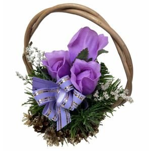 Tuin 85598 Květinový košík střední velikosti, fialový
