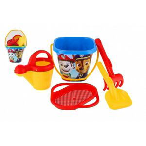 Sada na písek Tlapková patrola/Paw Patrol 5ks plast v síťce 17x26x17cm 12m+ Wader