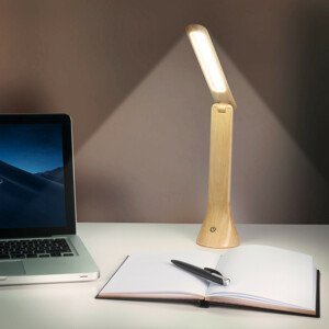 Magnet 3Pagen LED stolní lampa dřevěný vzhled