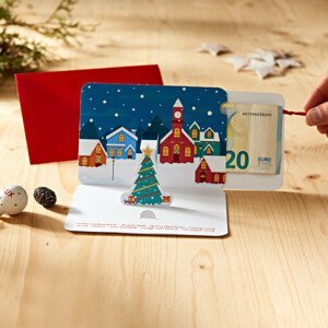 Magnet 3Pagen Vánoční přání s peněžním dárkem