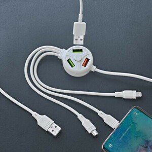 Magnet 3Pagen USB kabel 6 v 1