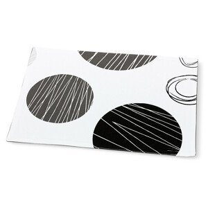 Magnet 3Pagen Prostírání KRUHY bílá/šedá/černá 33x45 cm