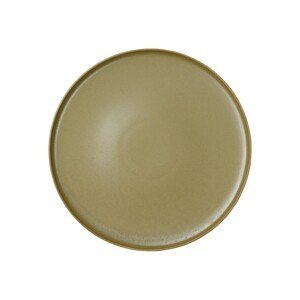 Porcelánový mělký talíř průměr 26,5 cm COPPA MISO ASA Selection - olivová
