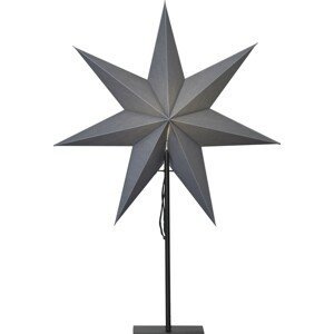 Dekorativní hvězda 75 cm STAR TRADING Ozen - šedá