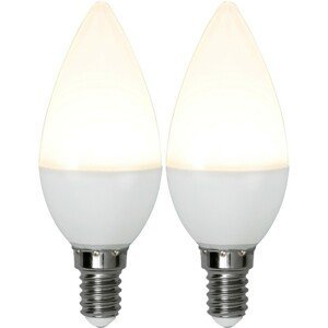 Sada 2 ks LED žárovka E14 25W Star Trading Opaque Basic - bílá