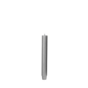 Krátká svíčka průměr 2,6 cm doba hoření 12 h Broste RUSTIC - světle šedá