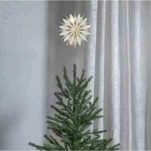 Světelná špička na vánoční stromeček výška 43 cm Star Trading Star Flinga - bílá