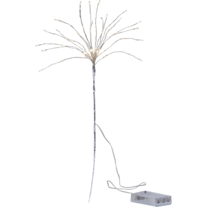 Svítící LED dekorace výška 42 cm Star Trading Firework - stříbrná