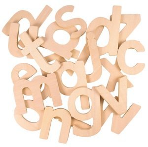 Bigjigs Toys Dřevěná abeceda - Malá písmena