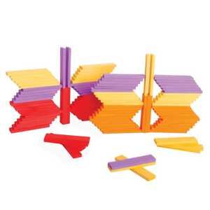 Bigjigs Toys Dřevěné hrací desky Západ slunce, 100 dílů