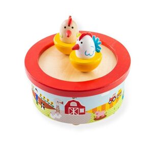 Bigjigs Toys Dřevěná hrací skříňka - Farma