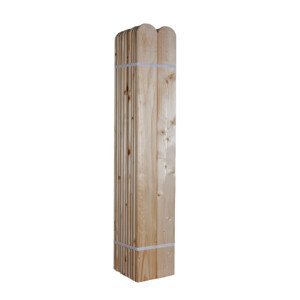 Dřevěná smrková plotovka, 20 x 90 mm zakulacená 1ks Výška plotovek: 80 cm