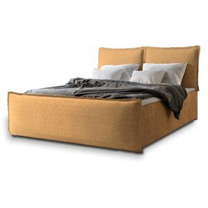 MSL Kontinentální čalouněná postel MONTY (160 x 200 cm) Barva látky: POSO 01