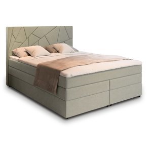 MSL Kontinentální čalouněná postel TAMARA (140 x 200 cm) Barva látky: INARI 34