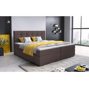 MSL Kontinentální čalouněná postel GLAM (140 x 200 cm) Barva látky: COSMIC 800
