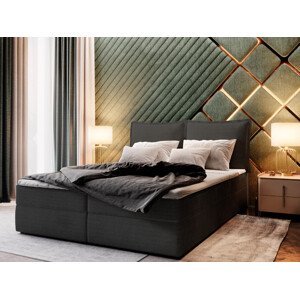 MSL Kontinentální čalouněná postel LOTO (140 x 200 cm) Barva látky: POSO 135
