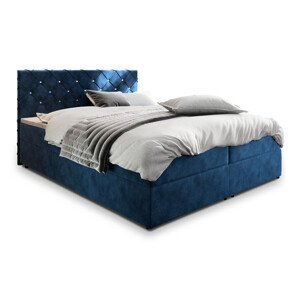 MSL Kontinentální čalouněná postel RIVOL (180 x 200 cm) Barva látky: MAGIC VELVET 2316