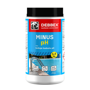 Debbex Bazénová chemie Cranit pH minus – snižuje hodnotu pH 1,5kg