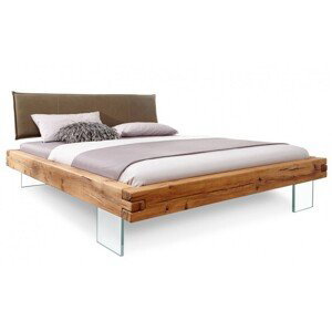 GK Dřevěná postel z dubového masivu LEXIUS, 200x200 cm