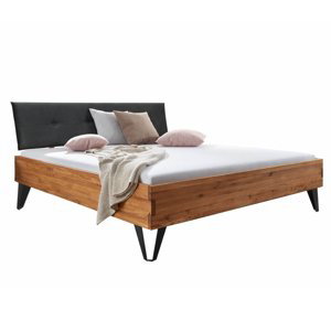 GK Dřevěná postel z dubového masivu LENA, 160x200 cm