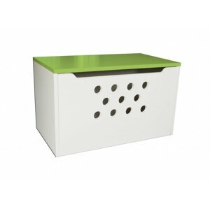 HB Box na hračky - kolečka zelená 70cm/42cm/40cm
