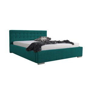 Eka Čalouněná postel Anastasia - Fresh 120x200 cm Barva látky - Fresh: Azurová (30), Úložný prostor: Bez úložného prostoru