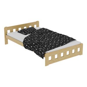 Maxi Zvýšená postel z masivu Nikola 120 x 200 cm - barva Borovice ROŠT ZDARMA