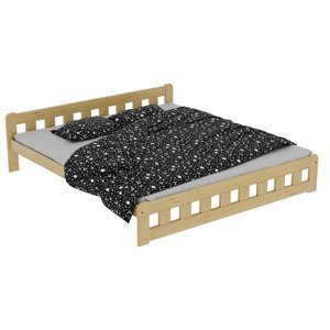 Maxi Zvýšená postel z masivu Nikola 180 x 200 cm - barva Borovice ROŠT ZDARMA