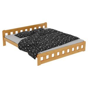 Maxi Zvýšená postel z masivu Nikola 160 x 200 cm - barva Olše ROŠT ZDARMA